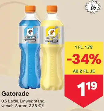 MPreis Gatorade Angebot