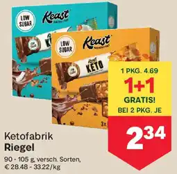 MPreis Ketofabrik Riegel Angebot