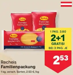 MPreis Recheis Familienpackung Angebot