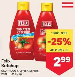 MPreis Felix Ketchup Angebot