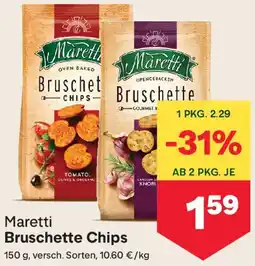 MPreis Maretti Bruschette Chips Angebot