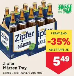 MPreis Zipfer Märzen Tray Angebot