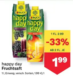 MPreis RAUCH happy day Fruchtsaft Angebot
