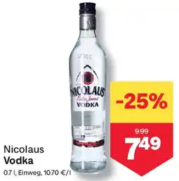 MPreis Nicolaus Vodka Angebot