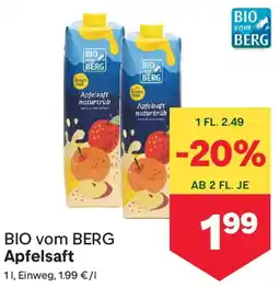 MPreis BIO vom BERG Apfelsaft Angebot