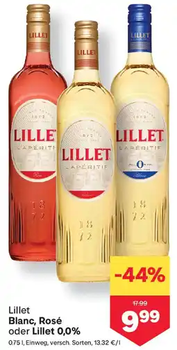 MPreis Lillet Blanc, Rosé oder Lillet 0,0% Angebot