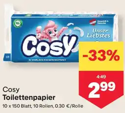 MPreis Cosy Toilettenpapier Angebot