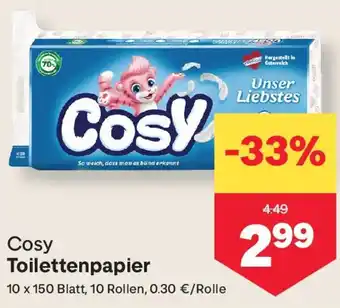 MPreis Cosy Toilettenpapier Angebot