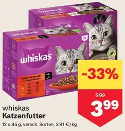 MPreis whiskas Katzenfutter Angebot
