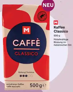 MPreis Kaffee Classico Angebot