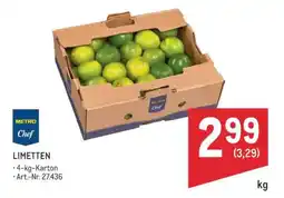 Metro Limetten Angebot