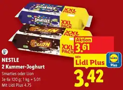 Lidl NESTLE 2 Kammer-Joghurt Angebot
