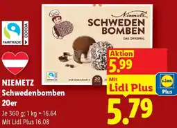 Lidl NIEMETZ Schwedenbomben 20er Angebot