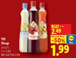 Lidl YO Sirup Angebot