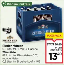 Maximarkt Rieder Märzen Angebot