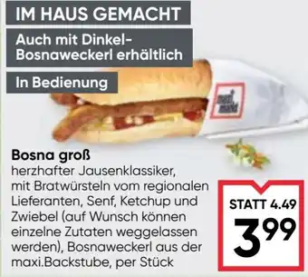 Maximarkt Bosna groß Angebot