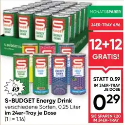 Maximarkt S-Budget Energy Drink Angebot