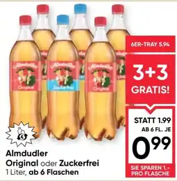 Maximarkt Almdudler Original oder Zuckerfrei Angebot