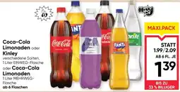 Maximarkt Coca-Cola Limonaden oder Kinley Angebot