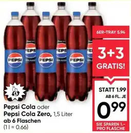 Maximarkt Pepsi Cola oder Pepsi Cola Zero Angebot
