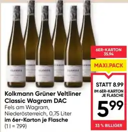 Maximarkt Kolkmann Grüner Veltliner Classic Wagram DAC Angebot