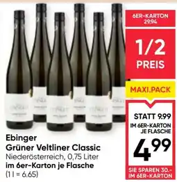 Maximarkt Ebinge Gruner Veltliner Classic Angebot