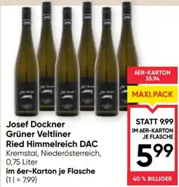 Maximarkt Josef Dockner Grüner Veltliner Angebot
