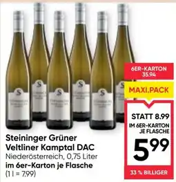 Maximarkt Steininger Grüner Veltliner Kamptal DAC Angebot