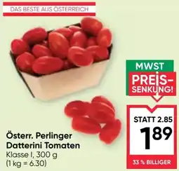 Maximarkt Österr. Perlinger Datterini Tomaten Angebot