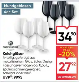 Maximarkt Chef Cuisini Kelchgläser Angebot