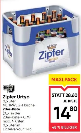 Maximarkt Zipfer Urtyp Angebot