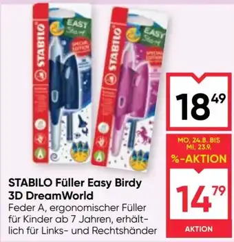 STABILO Füller Easy Birdy 3D DreamWorld