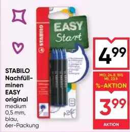 Maximarkt STABILO Nachfüllminen EASY original Angebot