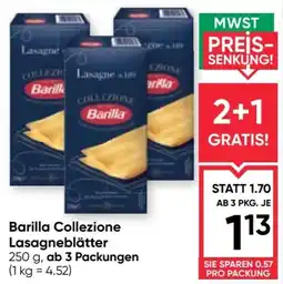 Maximarkt Barilla Collezione Lasagneblätter Angebot