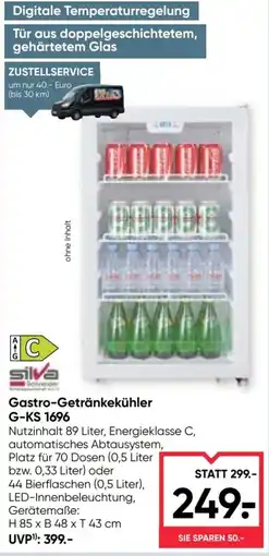 Maximarkt Gastro-Getränkekühler G-KS 1696 Angebot