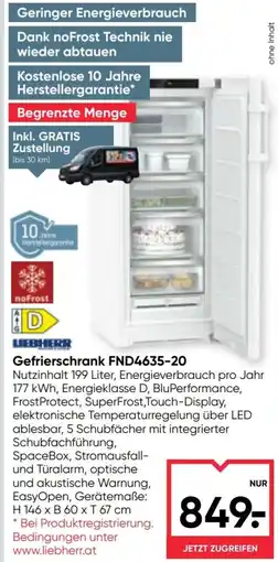 Maximarkt Gefrierschrank FND4635-20 Angebot