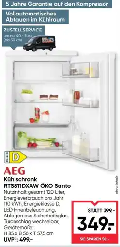 Maximarkt AEG Kühlschrank RTS811DXAW ÖKO Santo Angebot