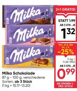 Maximarkt Milka Schokolade Angebot