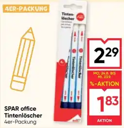 Maximarkt SPAR office Tintenlöscher Angebot