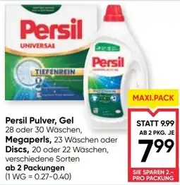 Maximarkt Persil Pulver, Gel Angebot