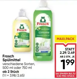 Maximarkt Frosch Spülmittel Angebot