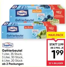 Maximarkt Toppits Gefrierbeutel Angebot