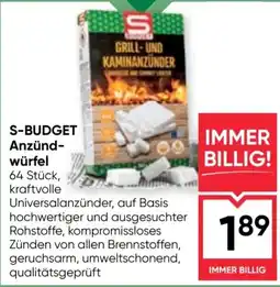 Maximarkt S-Budget Anzünd-würfel Angebot
