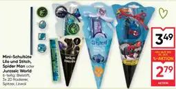 Maximarkt Mini-Schultüte Lilo und Stitch, Spider Man oder Jurassic World Angebot