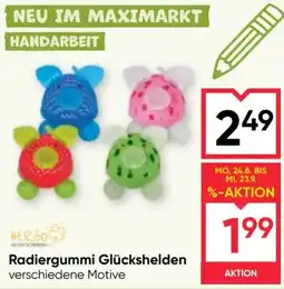 Maximarkt Herbo Radiergummi Glückshelden Angebot