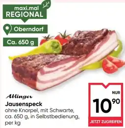 Maximarkt Ablinger Jausenspeck Angebot