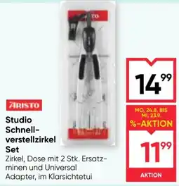Maximarkt Aristo Studio Schnell-verstellzirkel Set Angebot