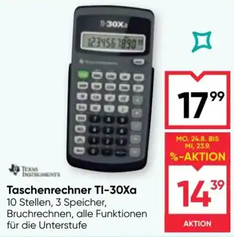 Taschenrechner TI-30Xa
