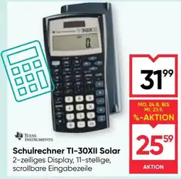 Maximarkt Schulrechner TI-30XII Solar Angebot