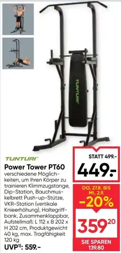 Maximarkt Tunturi Power Tower PT60 Angebot